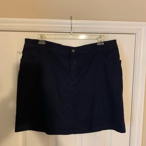 Navy blue skort